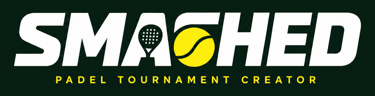 SMASHED — Créateur de tournois de padel